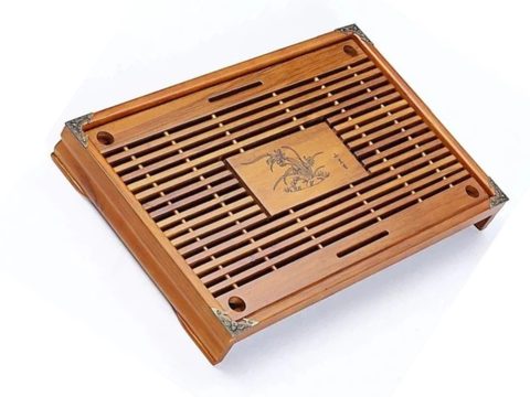 Chaban (43x28 cm), bamboo, stainless steel