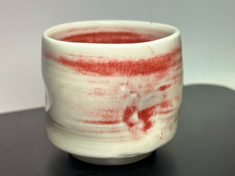 Czarka Strawberry Swirl, ceramika Jingdezhen, 75 ml