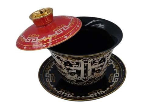 Gaiwan z pływającą pokrywką, porcelana, 180 ml