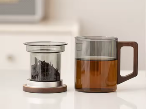 Tea brewer, glass, tree, 500 ml