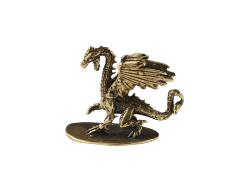 Smok, figurka, metal, 2x3 cm
