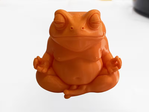 Toad, tea figurine, plastic, 7x8 cm