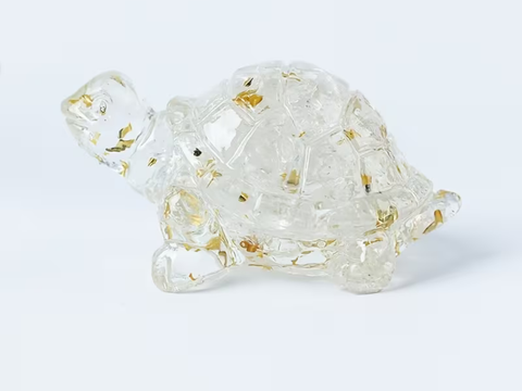 Żółw, figurka herbaciana, żywica, 5x2 cm
