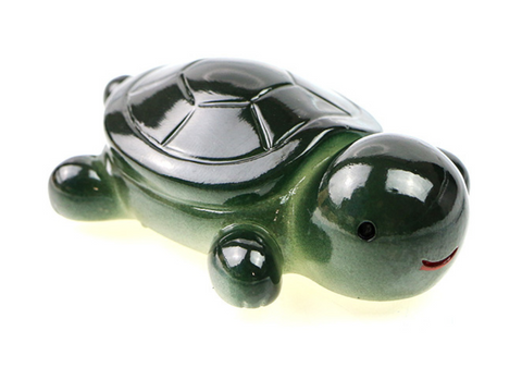 Żółw, figurka termiczna, żywica, 6x5 cm