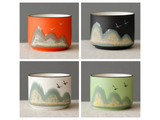 Tea bowls set (60 ml), ceramics, 4 pieces