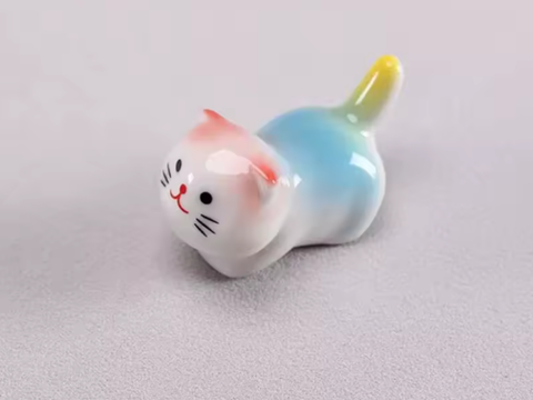 Figurka Kocik, ceramika, 6x3 cm