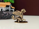 Smok, figurka, metal, 2x3 cm