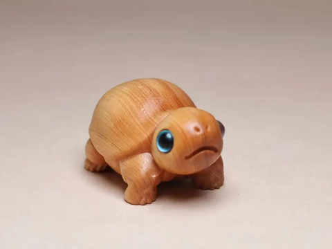 Черепаха, чайная фигурка, дерево, 5,5x3 см