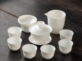 Zestaw do picia herbaty, porcelana, 10 elementów