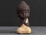 Mały Budda, figurka herbaciana, glina, 7.5 cm