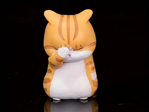 Чайная фигурка Кот (высота 5 см), смола