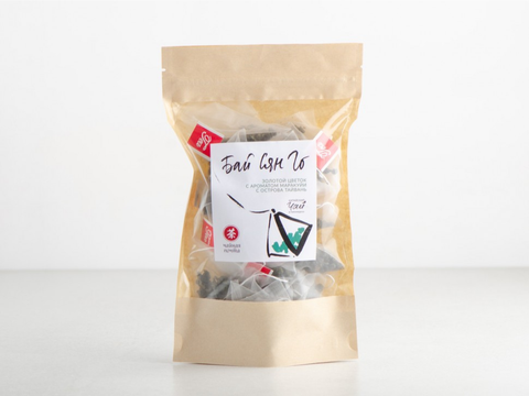 Bai Xiang Go Jin Xuan (Fire flower scented with passion fruit), tea bags (15x2 gr)