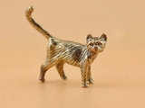 Figurka herbaciana Kot (4.5x5 cm), metal