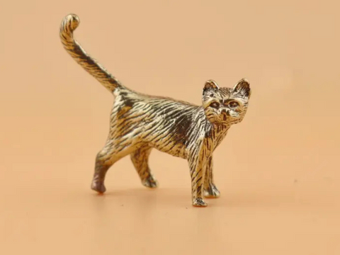 Чайная фигурка Кот (4,5х5 см), металл