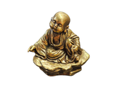 Mnich, figurka herbaciana, metal, 4 cm