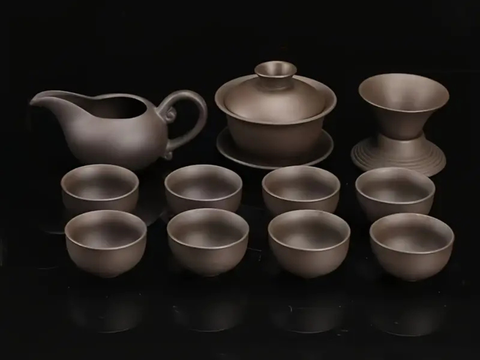 Tea set, ceramic, 11 items
