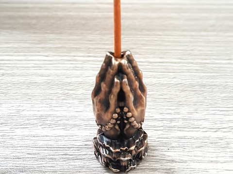 Podstawka na kadzidełka, metal, 3.7 cm