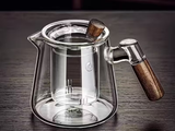 Teapot with strainer, glass, 650 ml