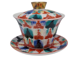 Gaiwan with floating lid, porcelain, 180 ml