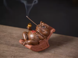 Toad figurine, clay