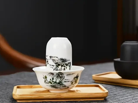 Para do herbaty, ceramika, 2 elementa