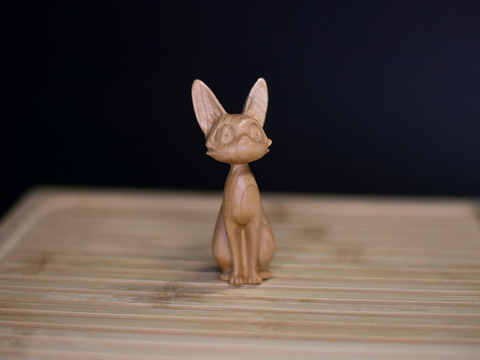 Figurka Kot (7.0x2.5 cm), drzewo