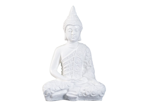 Budda, świecąca figurka, gips, 24x16x10 cm