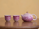 Tea set, ceramic, 3 pieces