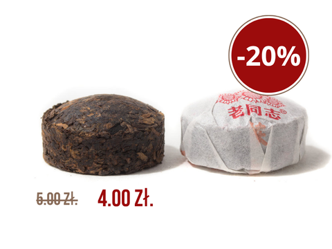 Shu Pu Erh Xiao To, fabryka Haiwan, AA, 6 g., 2020