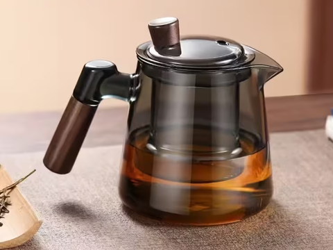 Czajnik z sitkem, szkło, 650 ml