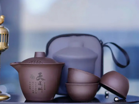 Tea set (4 elements), ceramic