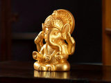 Figurka Ganesza (3x2.5 cm), żywica
