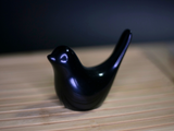 Figurine Black bird (6.0x7.0 cm), clay