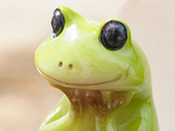Frog, tea figurine, resin, 5.5x6.5 cm