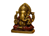 Ganesha, figurka herbaciana, żywica, 6x5 cm