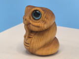 Snake, tea figurine, tree, 3 cm