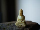 Buddha, tea figurine (jadeite), 6x4 cm