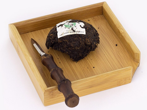 Deska do krojenia Pu Erh tea cake, 24x24x3 cm