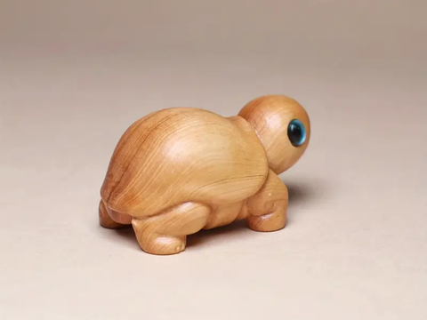Черепаха, чайная фигурка, дерево, 5,5x3 см