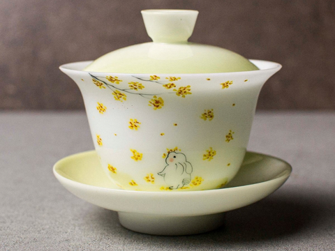 Gaiwan, porcelana nefrytowa, 140 ml
