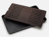 Chaban czarna (42.5х25.5х4 cm), plastik, bambus