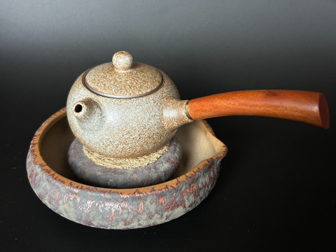 Чайник с боковой ручкой, 195 мл, керамика