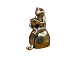 Żaba, figurka herbaciana, metal, 3x4 cm