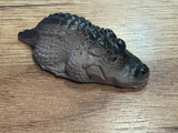 Figurka herbaciana Krokodyl (6.5 x 2.8cm), gips