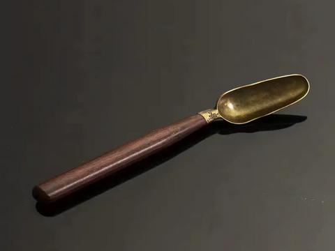 Łyżeczka do herbaty, drzewo, metal