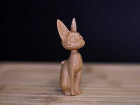 Figurka Kot (7.0x2.5 cm), drzewo