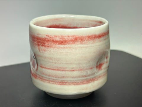 Czarka Strawberry Swirl, ceramika Jingdezhen, 75 ml