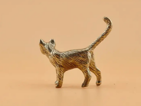 Чайная фигурка Кот (4,5х5 см), металл