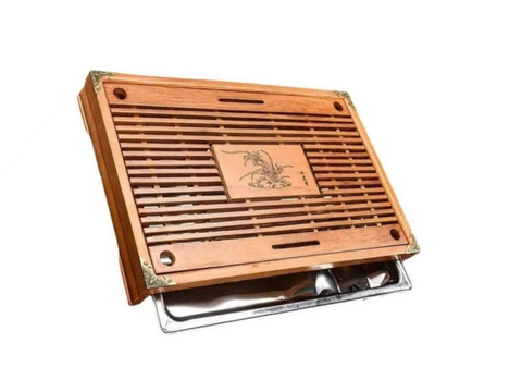 Chaban (43x28 cm), bamboo, stainless steel