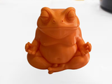 Toad, tea figurine, plastic, 7x8 cm